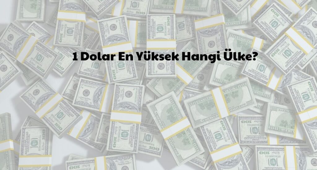 1 Dolar En Yüksek Hangi Ülke?